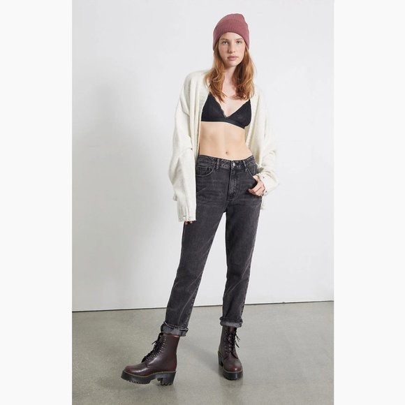 PacSun Black Mom Jeans Size 29 - Picture 1 of 10